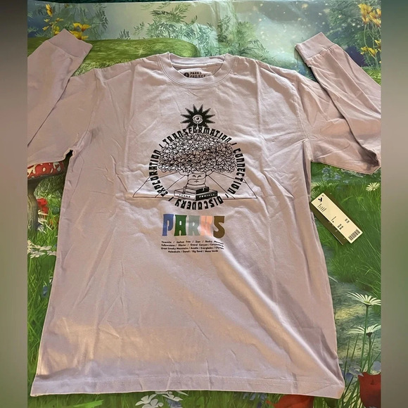 Parks Project Tree Of Knowledge Long Sleeve Tee, Purple, M, NWT - Picture 6 of 8